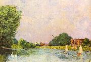 Alfred Sisley Themse bei Hampton Court Spain oil painting artist